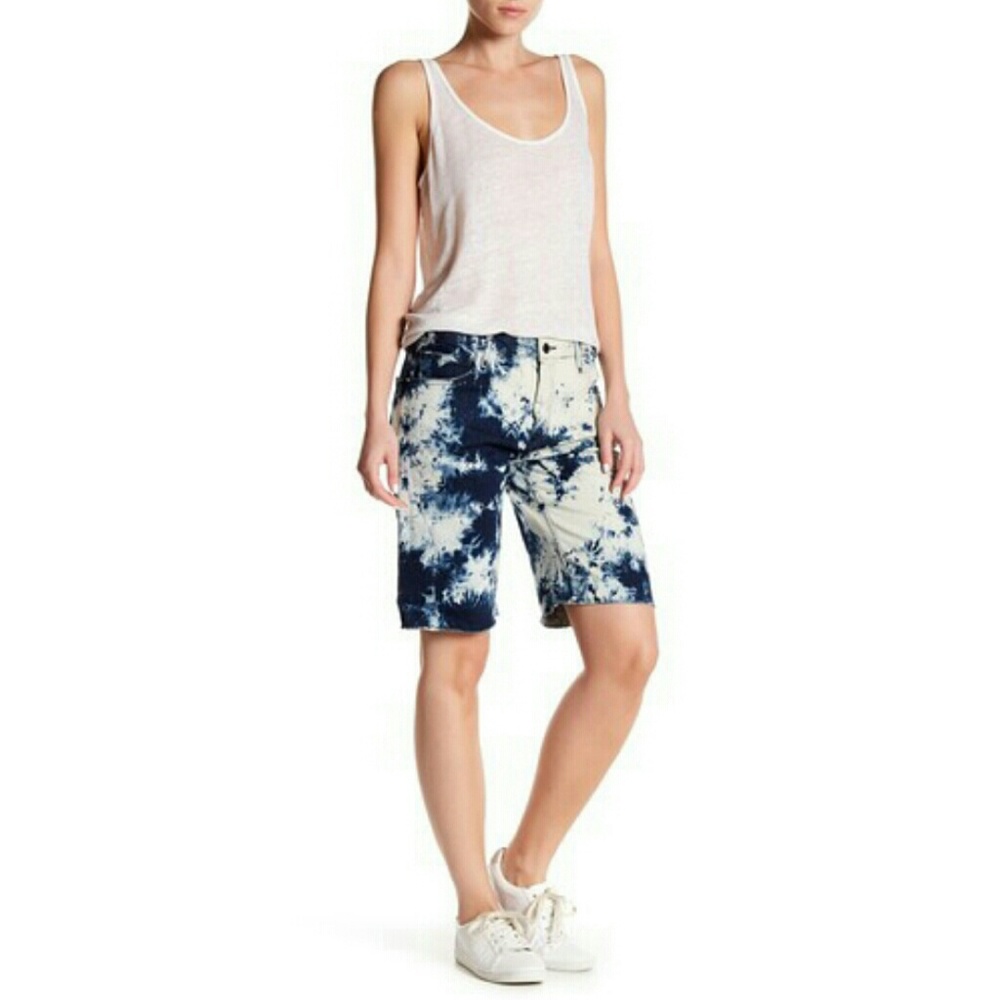Zadig & Voltaire Tie Dye Cutoff Jeans